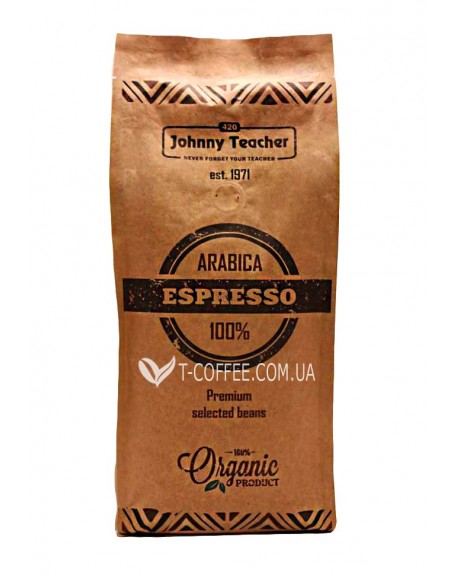 Кофе JOHNNY TEACHER Espresso Dark зерновой 453 г 
