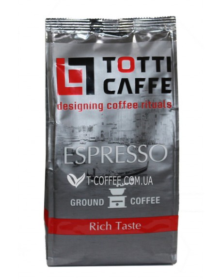 Кофе ROBERTO TOTTI Espresso молотый 250 г (8718868256386)