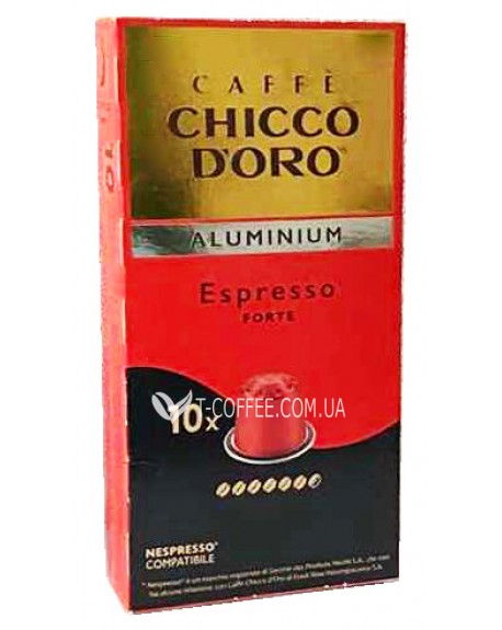 Кофе CHICCO D'ORO Espresso Forte в капсулах 10 х 5.5 г (7610899805780)