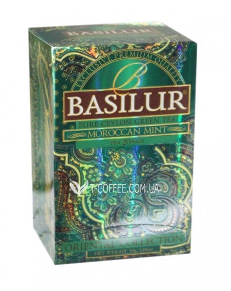 Чай BASILUR Moroccan Mint Марокканская Мята - Восточная 20 х 2 г