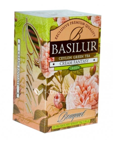 Чай BASILUR Cream Fantasy Кремова Фантазія - Букет 25 х 1,5 г (4792252002111)