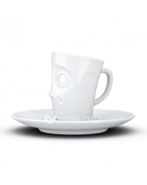 Чашка з блюдцем TASSEN Espresso Спантеличений порцелянова 80 мл фото
