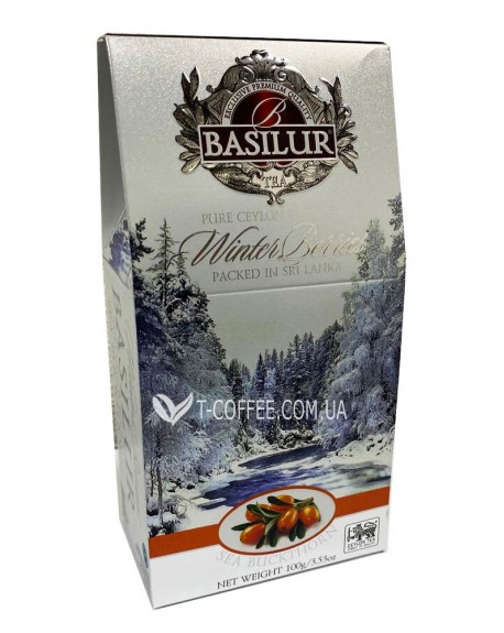 Чай BASILUR Sea Buckthorn Облепиха - Зимние Ягоды 100 г к/п (4792252941519)