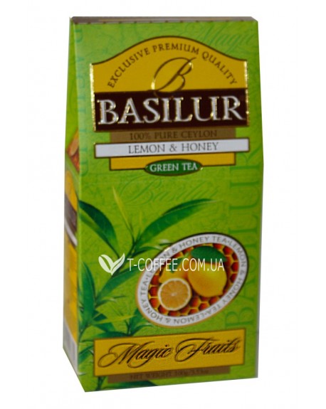 Чай BASILUR Lemon Honey Лимон Мед - Чарівні Фрукти 100 г к/п (4792252933644)