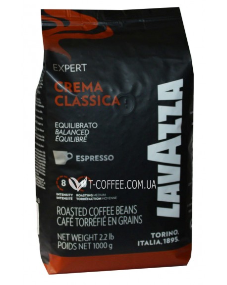 Кофе Lavazza Expert Crema Classica Espresso зерновой 1 кг (800070029651)