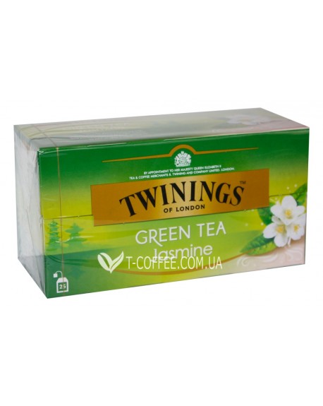 Чай TWININGS Green Tea Jasmine Зеленый Жасмин 25 х 1,8 г (070177173166)