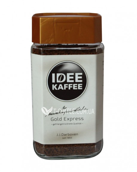 Кофе JJ DARBOVEN Idee Kaffee Gold Express растворимый 100 г ст. б. (4006581003238)