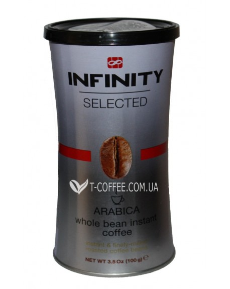 Кофе INFINITI Selected Arabica цельнозерновой растворимый 100 г ж/б (4260283250592)