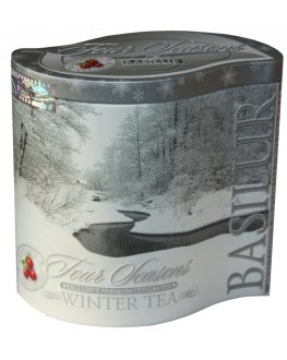 Чай BASILUR Winter Tea Зимний - Времена Года 100 г ж/б (4792252929197)