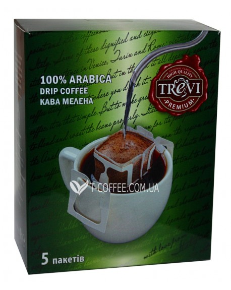 Кофе TREVI Premium 5 х 8 г дрип-пакет (4820140050941)