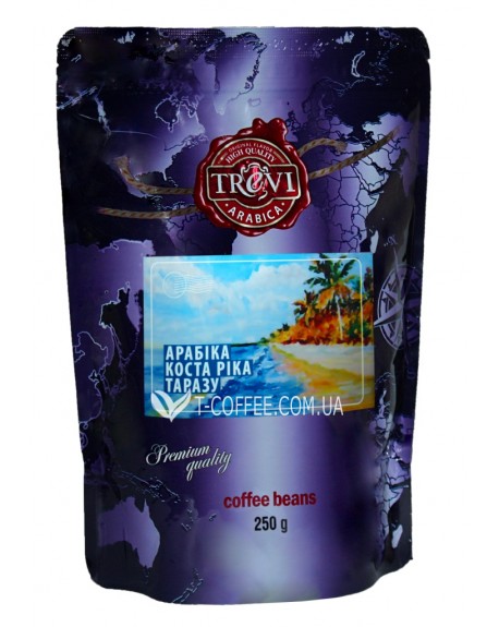 Кофе TREVI Арабика Коста Рика Таразу зерновой 250 г (4820140050842)