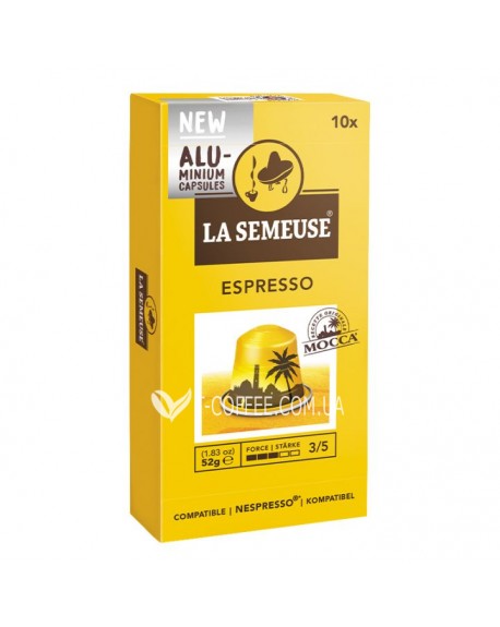 Кофе LA SEMEUSE Nespresso Espresso в капсулах 10 х 5,2 г