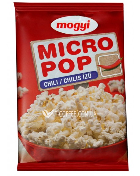 Кукуруза в зернах MOGYI Micropop Chili для приготовления попкорна 100 г (5997347541912)