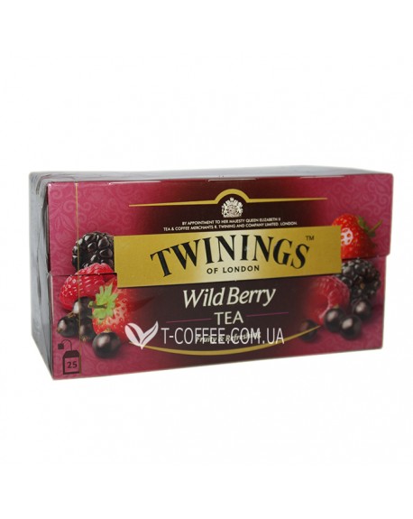 Чай TWININGS Wild Berry Дикие Ягоды 25 х 2 г (070177084806)