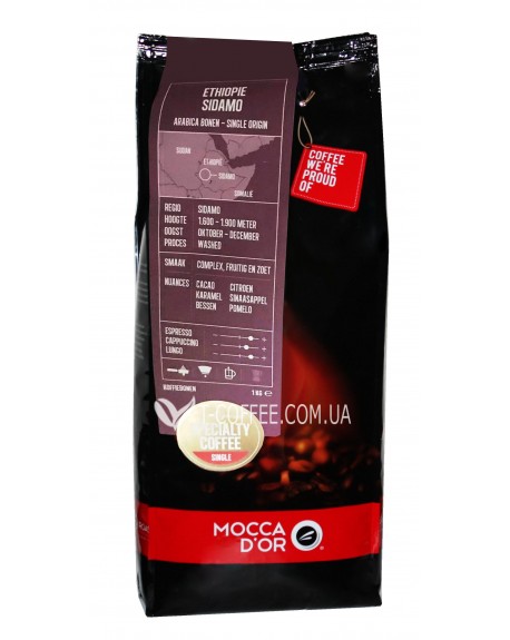 Кофе MOCCA D`OR Ethiopie Sidamo зерновой 1 кг (8715579008549)