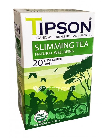 Чай TIPSON Natural Wellbeing Slimming Tea 20 х 1,5 г (4792252940918)