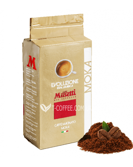 Кофе MUSETTI Evоluzione 100% Arabica молотый 250 г (8004769225119)