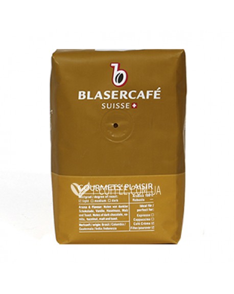 Кофе BLASER CAFE Gourmet's Plasir зерновой 250 г (7610443569533)