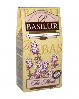 Чай BASILUR Thyme Чабрец Черный Чай - Травяные Сборы 75 г к/п (4792252931220)