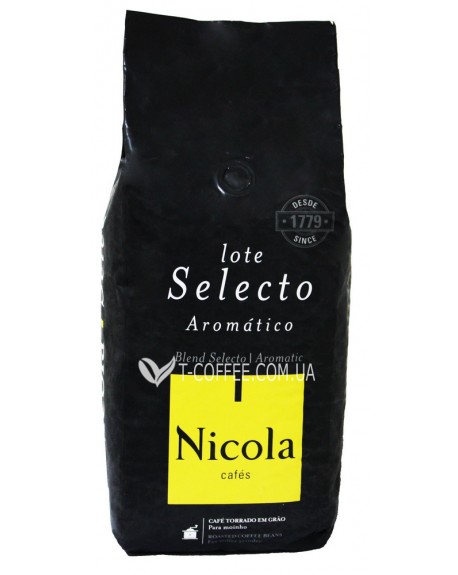 Кофе NICOLA Selecto Aromatico зерновой 1 кг (5601132111012)