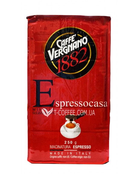 Кофе CAFFE VERGNANO Espressocasa молотый 250 г (8001800001664)