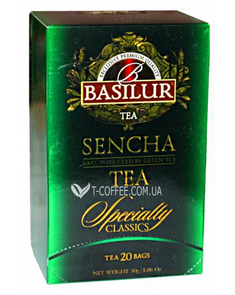 Чай BASILUR Sencha Сенча - Обрана Класика 20 х 1,5 г (4792252001268)