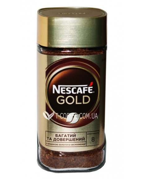 Кофе NESCAFE Gold цельнозерновой растворимый 190 г ст. б. (7613036749466)