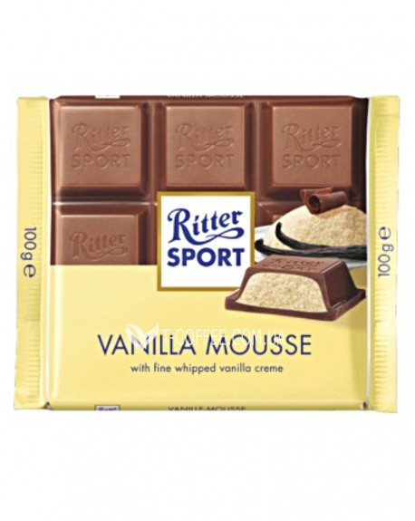 Шоколад RITTER SPORT Vanille-Mousse Молочный Ванильный Мусс 100 г