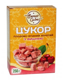 Сахар SWEET CUBES кусковой с вишней 250 г (4820191970052)