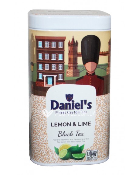 Чай DANIEL'S Lemon Lime Black Tea 100 г ж/б (4796017690551)