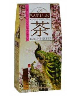 Чай BASILUR Jasmine Green Зеленый Жасмин - Китайская 100 г к/п (4792252936812)