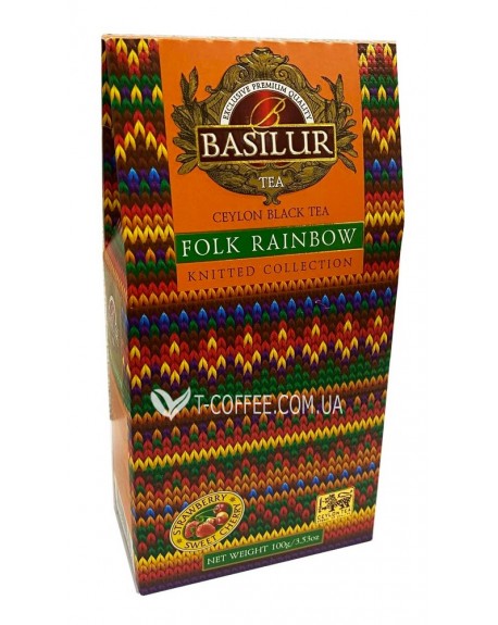 Чай BASILUR Folk Rainbow Радуга - Вязаная 100 г ж/б (4792252918122)