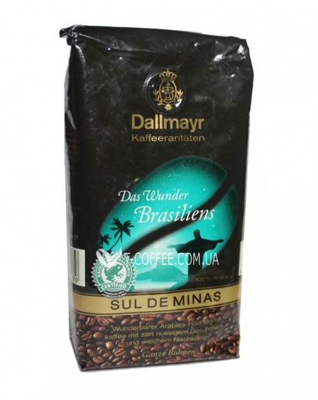 Кофе DALLMAYR Sul De Minas Das Wunder Brasiliens зерновой 250 г 