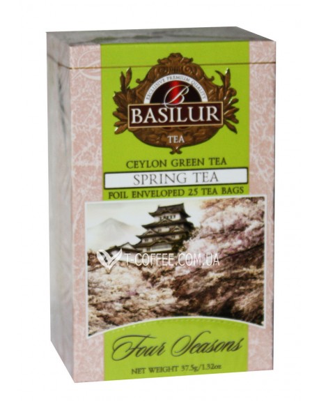 Чай BASILUR Spring Tea Весенний - Времена Года 25 х 1,32 г (4792252915763)
