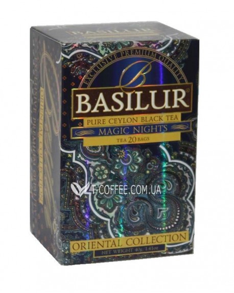 Чай BASILUR Magic Nights 1001 Ночь - Восточная 20 х 2 г