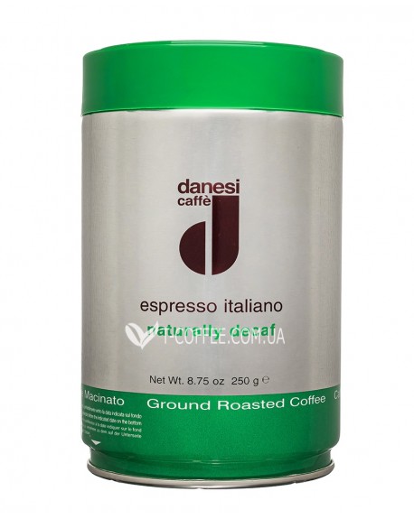 Кофе DANESI Naturally Decaf молотый 250 г ж/б (8000135414149)