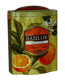 Чай BASILUR Tangerine Мандарин - Волшебные Фрукты 100 г ж/б (4792252918078)