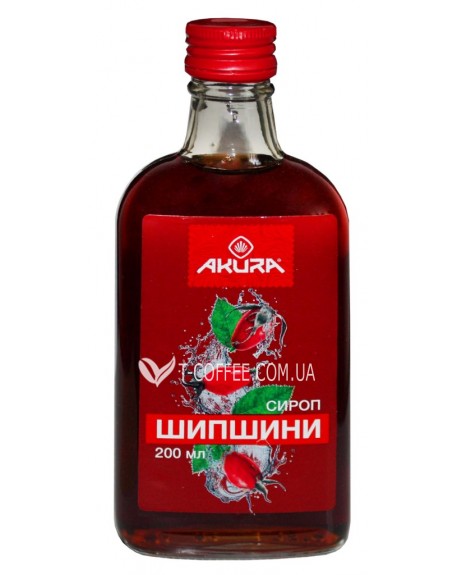Сироп AKURA Шиповник 200 мл ст.б  (4820178461344)