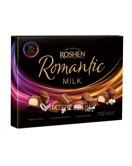 Конфеты ROSHEN Assortment Romantic Milk 119 г в коробке