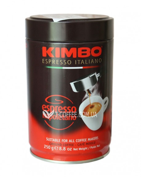 Кофе KIMBO Espresso Napoletano молотый 250 г ж/б (8002200302412)