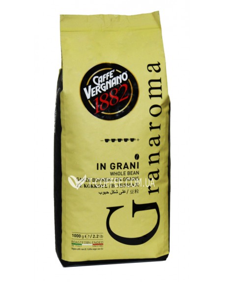 Кофе CAFFE VERGNANO Granaroma зерновой 1 кг (8001800000094)