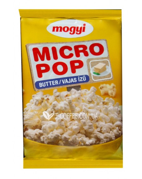 Кукуруза в зернах MOGYI Micropop Butter для приготовления попкорна 100 г (5997347544047)
