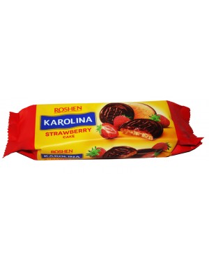 Печенье ROSHEN Karolina Strawberry Cake Клубника 135 г - фото