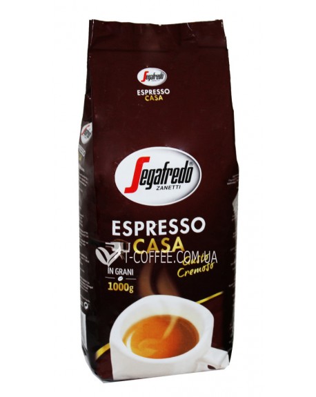 Кофе SEGAFREDO Espresso Casa Gusto Cremoso зерновой 1 кг (8003410311089)