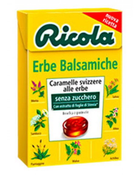 Леденцы RICOLA Erbe Balsamiche Классические Травы 50 г (7610700901007)