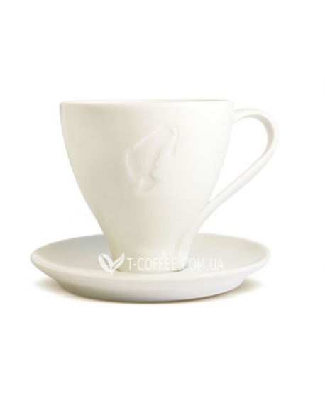Чашка с блюдцем JULIUS MEINL Джамбо фарфоровая 250 мл