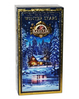 Чай BASILUR Winter Stars Зимние Звезды - Моменты 75 г ж/б (4792252938809)