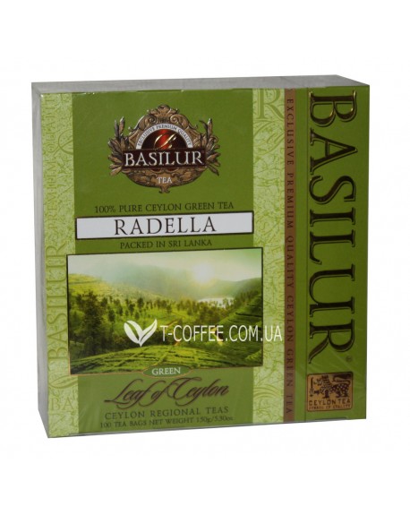 Чай BASILUR Radella Раделла - Лист Цейлона 100 х 1,5 г (4792252916777)