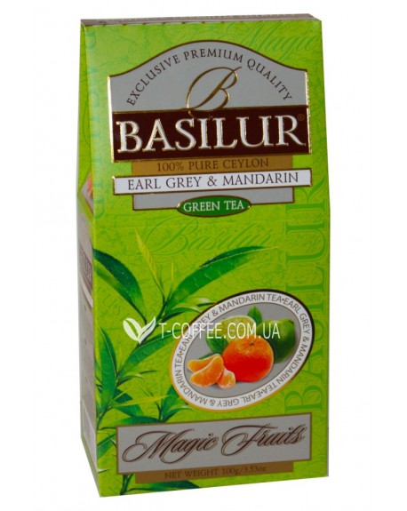 Чай BASILUR Earl Grey Mandarin Эрл Грей Мандарин - Волшебные Фрукты 100 г к/п (4792252933637)
