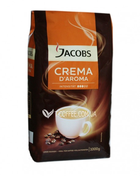 Кофе JACOBS Crema D'Aroma зерновой 1 кг